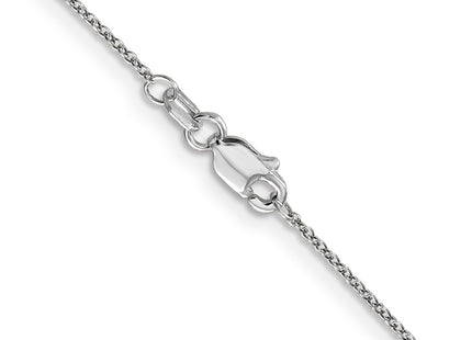 14k White Gold Chains Style PEN75L - Classique Jewelry Inc.