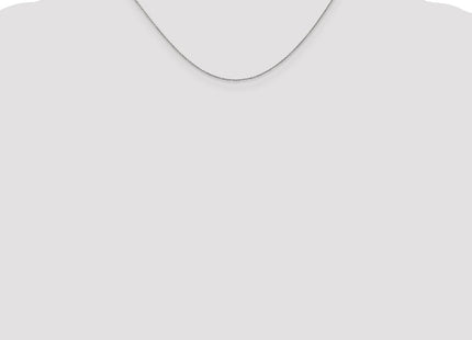 14K White Gold Cable with Lobster Clasp Chain (Style PEN75L-16)