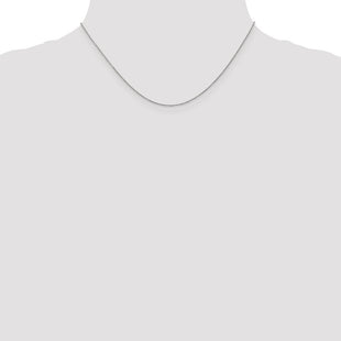 14K White Gold Cable with Lobster Clasp Chain (Style PEN75L-16)