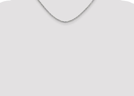 14K White Gold Byzantine with Lobster Clasp Chain