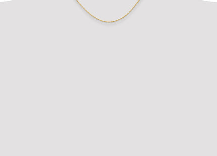 14K Singapore with Spring Ring Clasp Chain (Style PEN9-16)