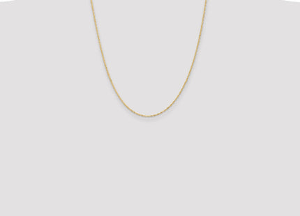 14K Singapore with Spring Ring Clasp Chain (Style PEN9-22)