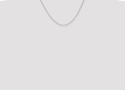 14K White Gold Spiga with Lobster Clasp Chain (Style PEN95-18)