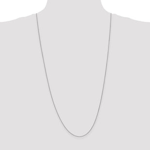 14K White Gold Spiga with Lobster Clasp Chain (Style PEN95-30)