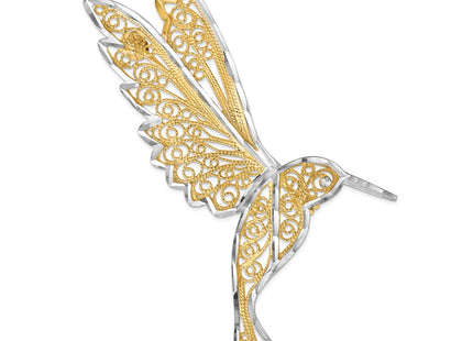 14k Yellow & Rhodium Jewelry Style PIN168 - Classique Jewelry Inc.