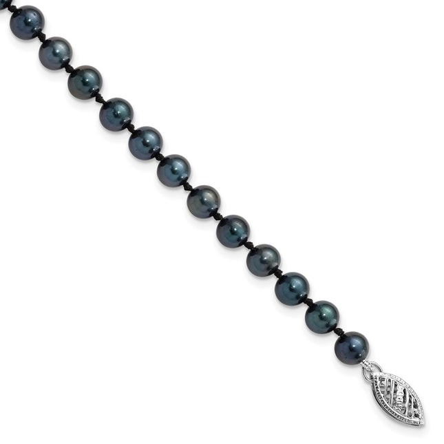 14k White Gold Bracelets Style PLB50 - Classique Jewelry Inc.