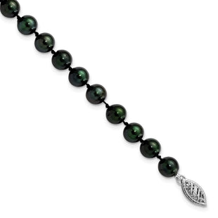 14k White Gold Bracelets Style PLB60 - Classique Jewelry Inc.