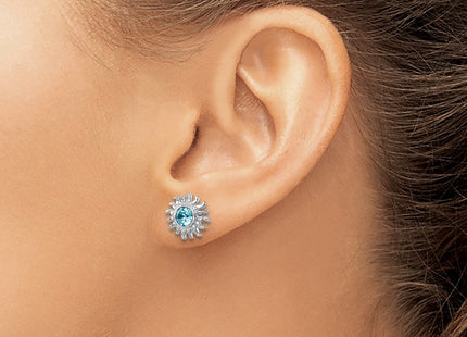 Sterling Silver Earrings Style PLE - Classique Jewelry Inc.