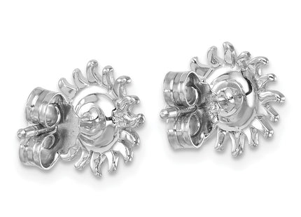 Sterling Silver Earrings Style PLE - Classique Jewelry Inc.