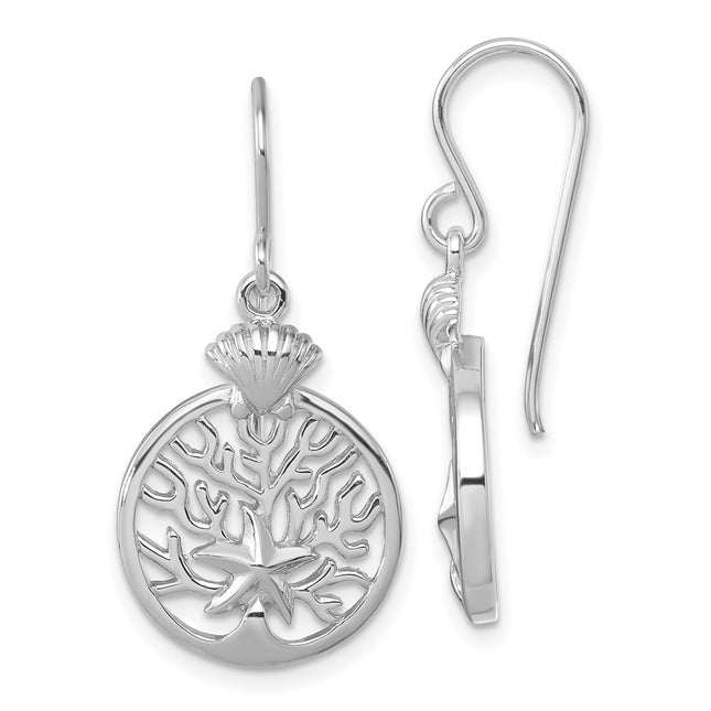 Sterling Silver Earrings Style PLE - Classique Jewelry Inc.