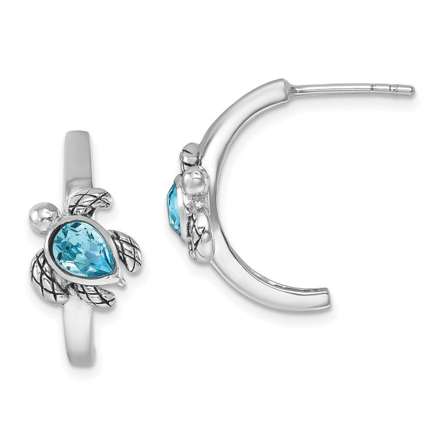 Sterling Silver Earrings Style PLE - Classique Jewelry Inc.
