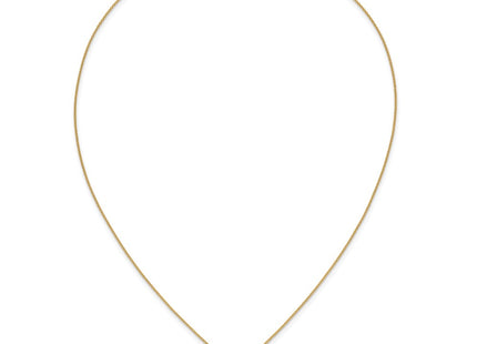 14K gold diamond circle necklace, further view