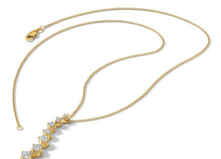 14k Polished 1 carat Diamond Circle Necklace