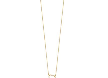 14k Polished 1/5 carat Diamond Heart Necklace