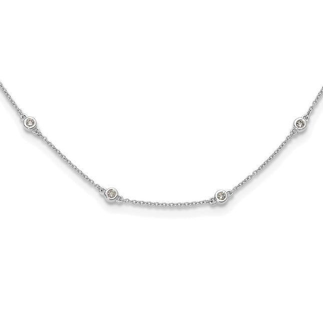 14k White Gold Chain Necklaces Style PM1007 - Classique Jewelry Inc.