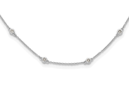 14k White Gold Chain Necklaces Style PM1007 - Classique Jewelry Inc.