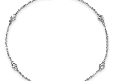 14k White Gold Chain Bracelets Style PM1009 - Classique Jewelry Inc.