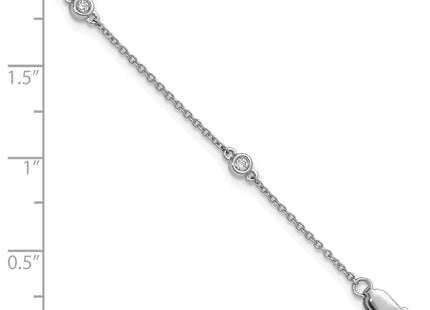 14k White Gold Chain Bracelets Style PM1009 - Classique Jewelry Inc.