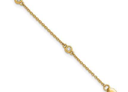 14k Yellow Gold Chain Bracelets Style PM1009 - Classique Jewelry Inc.
