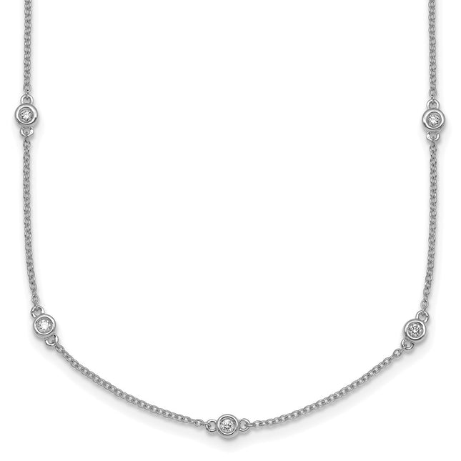 14k White Gold Chain Necklaces Style PM1009 - Classique Jewelry Inc.