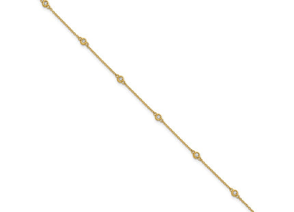 14k Yellow Gold Chain Bracelets Style PM1010 - Classique Jewelry Inc.