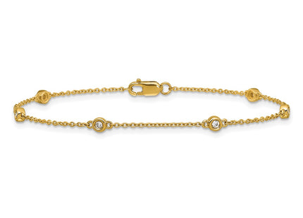 14k Yellow Gold Chain Bracelets Style PM1010 - Classique Jewelry Inc.