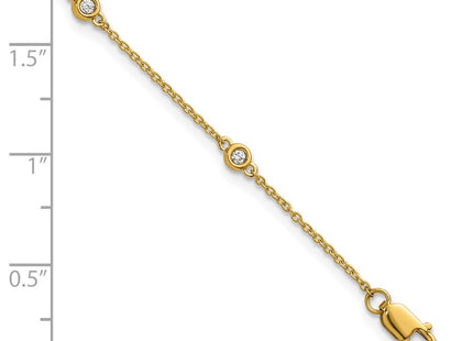 14k Yellow Gold Chain Bracelets Style PM1010 - Classique Jewelry Inc.