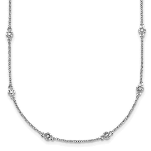 14k White Gold Chain Necklaces Style PM1010 - Classique Jewelry Inc.