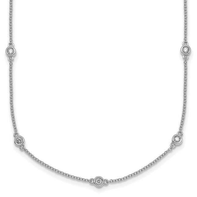 14k White Gold Chain Necklaces Style PM1011 - Classique Jewelry Inc.