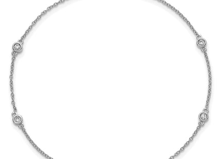 14k White Gold Chain Bracelets Style PM1012 - Classique Jewelry Inc.