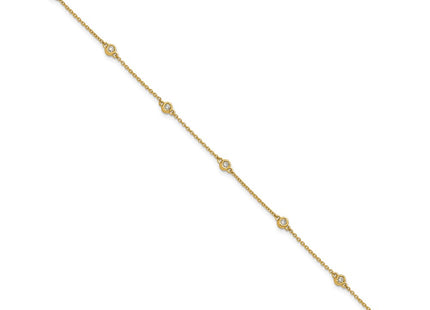 14k Yellow Gold Chain Bracelets Style PM1012 - Classique Jewelry Inc.