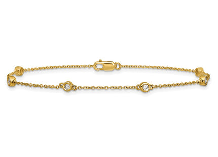 14k Yellow Gold Chain Bracelets Style PM1012 - Classique Jewelry Inc.