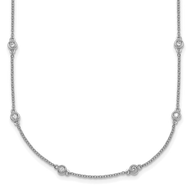14k White Gold Chain Necklaces Style PM1012 - Classique Jewelry Inc.
