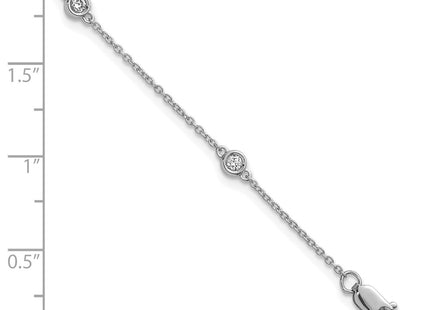14k White Gold Chain Bracelets Style PM1013 - Classique Jewelry Inc.