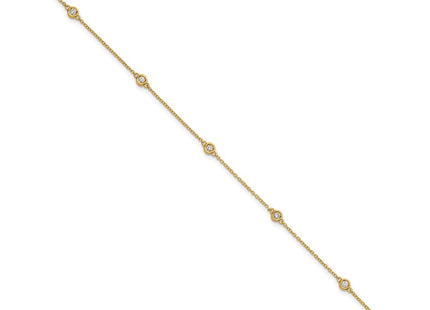 14k Yellow Gold Chain Bracelets Style PM1013 - Classique Jewelry Inc.