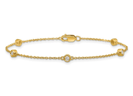 14k Yellow Gold Chain Bracelets Style PM1013 - Classique Jewelry Inc.