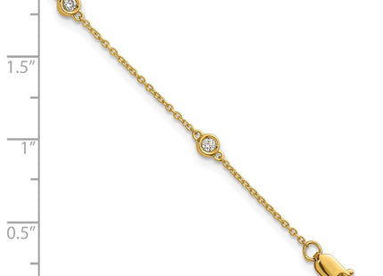 14k Yellow Gold Chain Bracelets Style PM1013 - Classique Jewelry Inc.