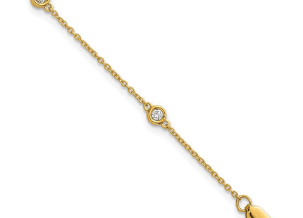 14k Yellow Gold Chain Bracelets Style PM1013 - Classique Jewelry Inc.