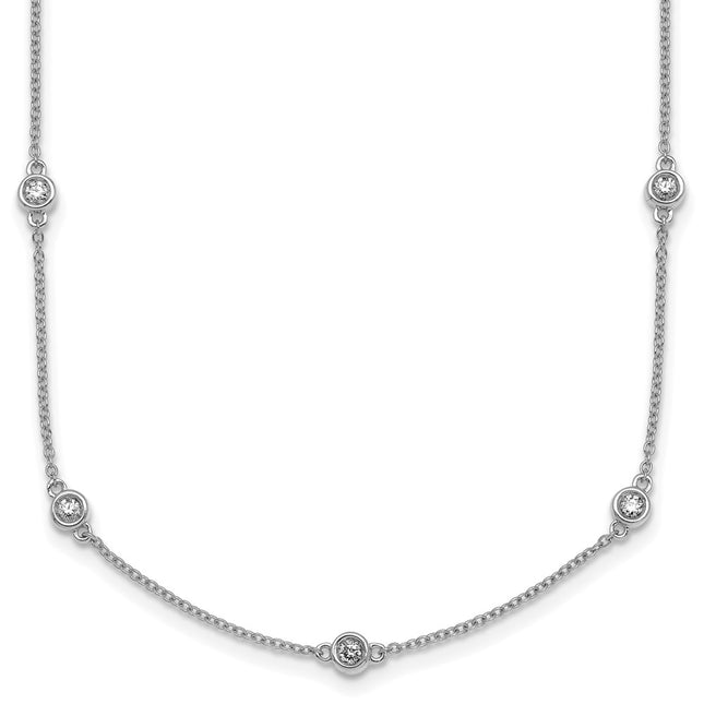 14k White Gold Chain Necklaces Style PM1013 - Classique Jewelry Inc.