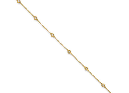 14k Yellow Gold Chain Bracelets Style PM1014 - Classique Jewelry Inc.