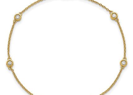 14k Yellow Gold Chain Bracelets Style PM1014 - Classique Jewelry Inc.