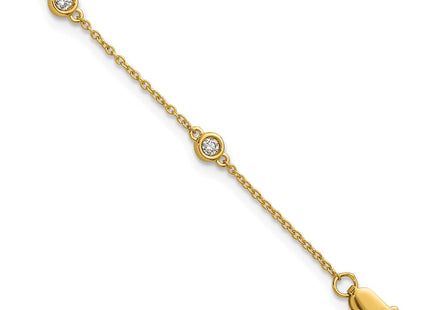 14k Yellow Gold Chain Bracelets Style PM1014 - Classique Jewelry Inc.