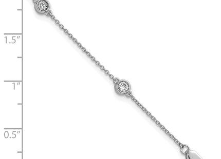 14k White Gold Chain Bracelets Style PM1015 - Classique Jewelry Inc.