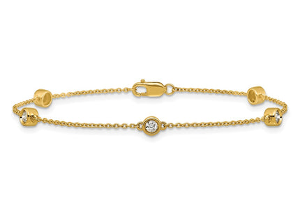 14k Yellow Gold Chain Bracelets Style PM1015 - Classique Jewelry Inc.