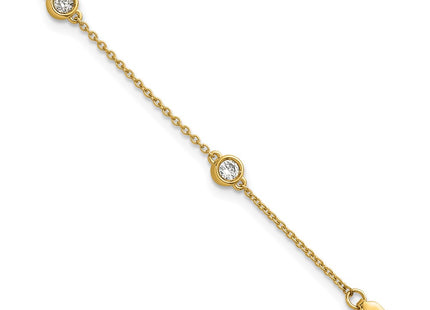 14k Yellow Gold Chain Bracelets Style PM1015 - Classique Jewelry Inc.