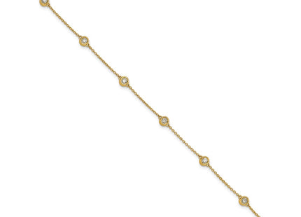 14k Yellow Gold Chain Bracelets Style PM1016 - Classique Jewelry Inc.
