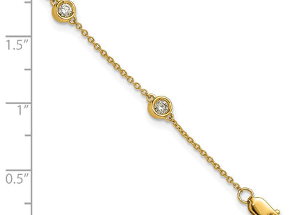 14k Yellow Gold Chain Bracelets Style PM1016 - Classique Jewelry Inc.