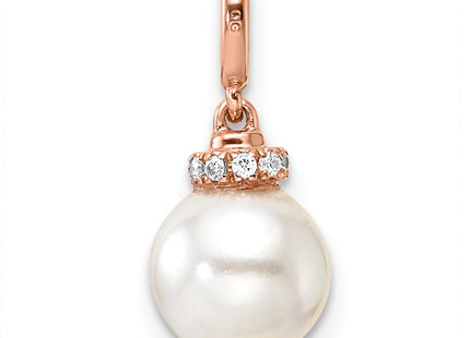 14k Rose Gold Pendants Style PM10183 - Classique Jewelry Inc.