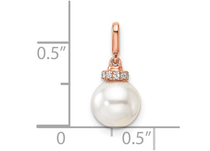 14k Rose Gold Pendants Style PM10183 - Classique Jewelry Inc.