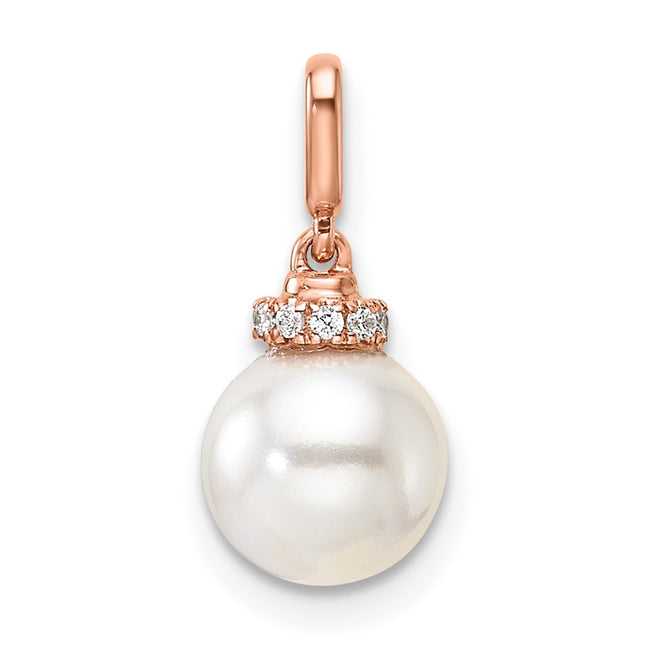 14k Rose Gold Pendants Style PM10183 - Classique Jewelry Inc.